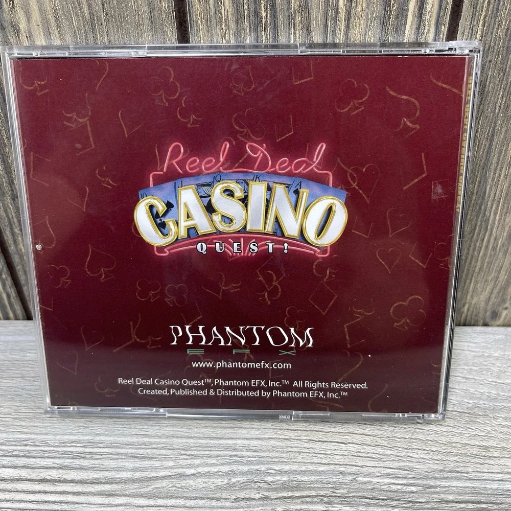 Reel Deal Casino Quest (PC CD ROM, 2002) Complete!  Tested Works - Picture 12 of 12